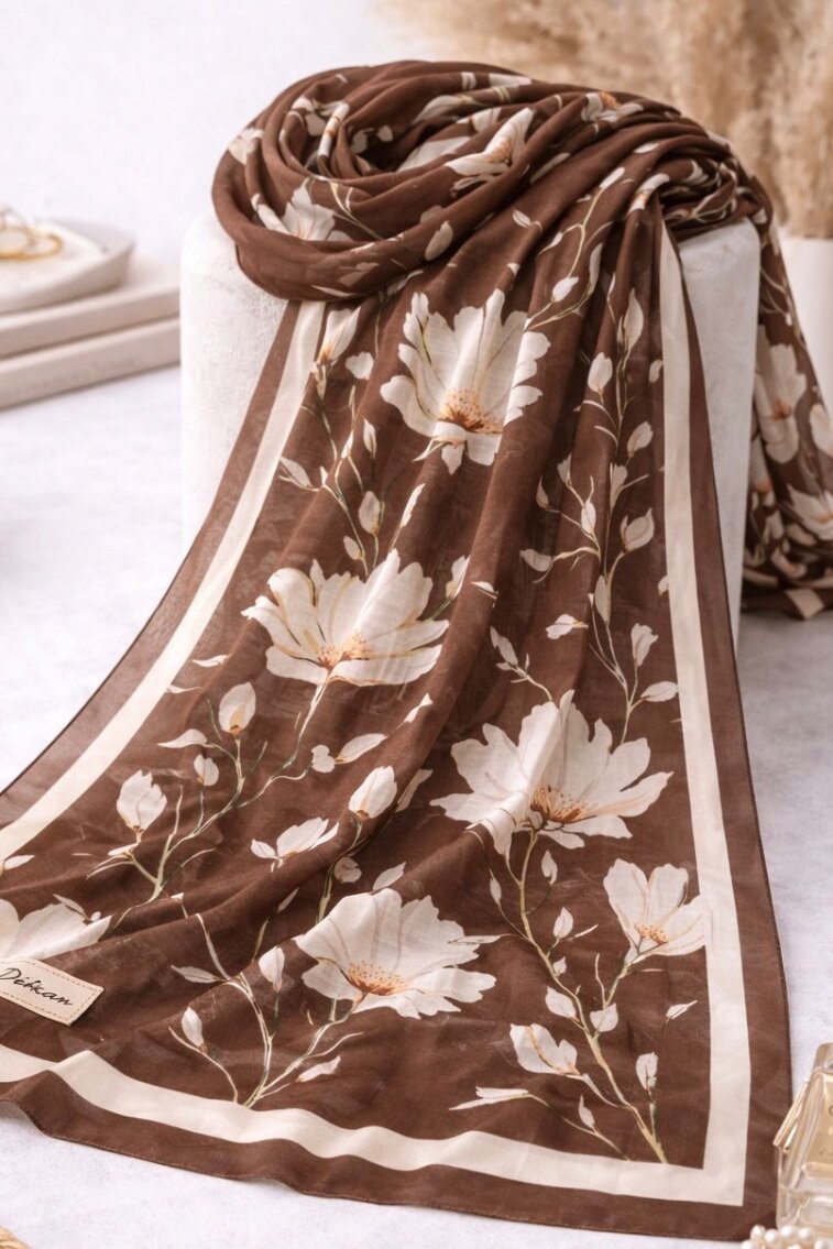 SİLK GARDEN ŞAL - BİTTER - 2