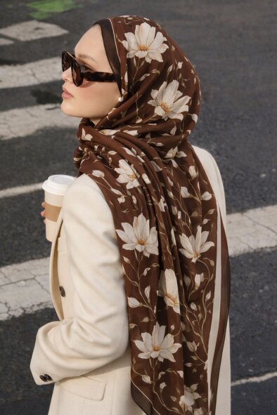SİLK GARDEN ŞAL - BİTTER - 