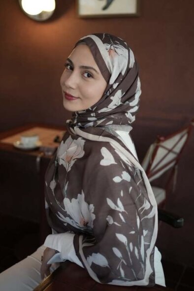 SILK GARDEN ŞAL - BİTTER - 