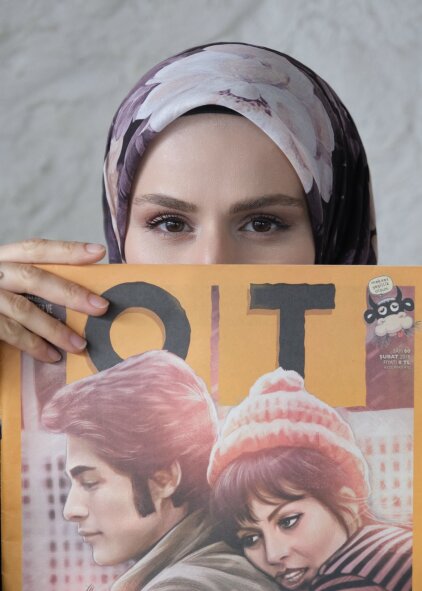 VELVET BLOOM EŞARP - GECE MENEKŞESİ - 3