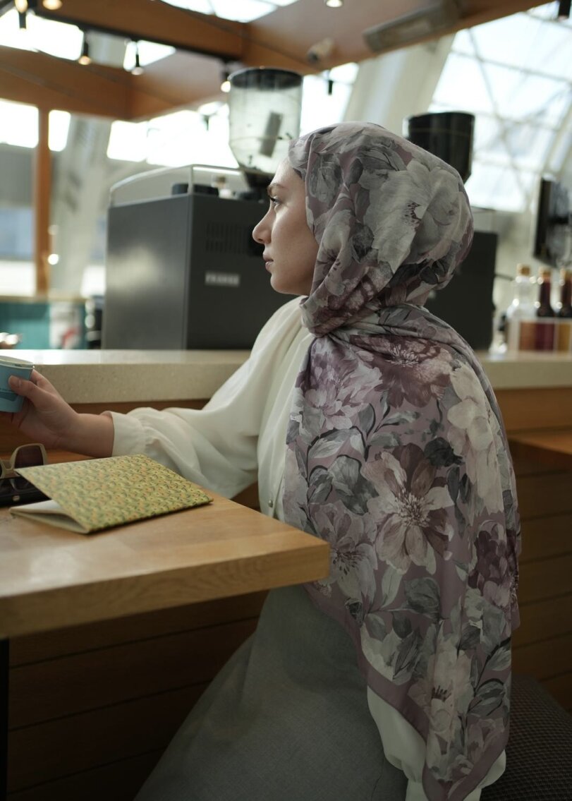 VELVET BLOOM ŞAL - GUL KURUSU - 3