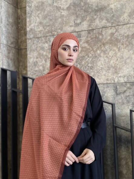 YONCA DESEN ŞAL - KİREMİT - 