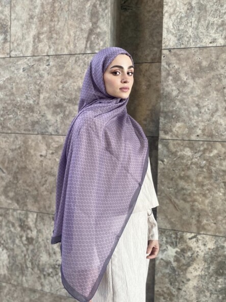 YONCA DESEN ŞAL - LAVANTA - 