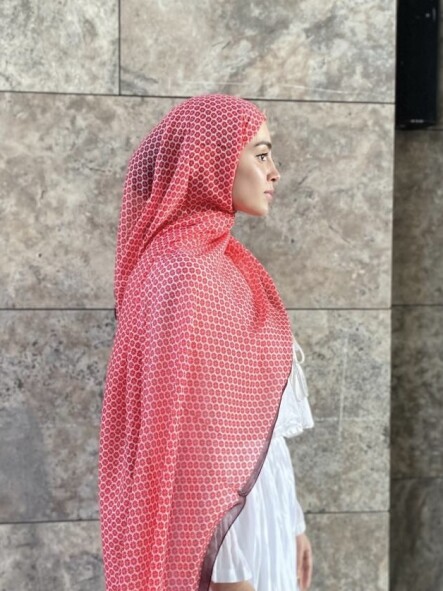 YONCA DESEN ŞAL - NAR ÇİÇEĞİ - 2