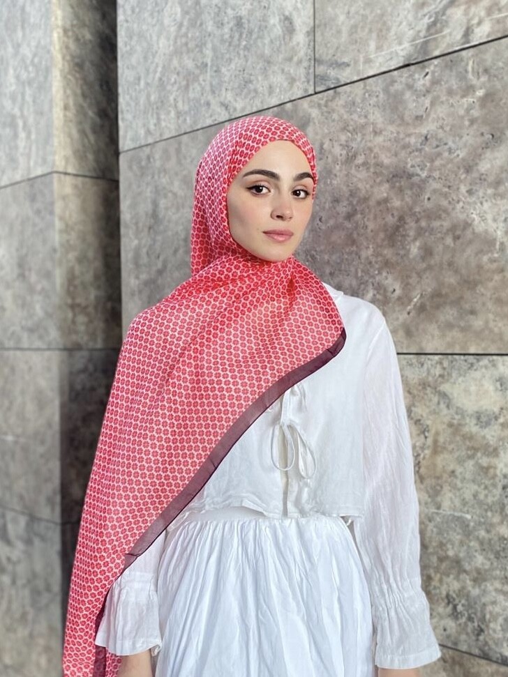 YONCA DESEN ŞAL - NAR ÇİÇEĞİ - 1