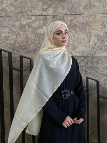 YONCA DESEN ŞAL - TEREYAĞI SARISI - 2