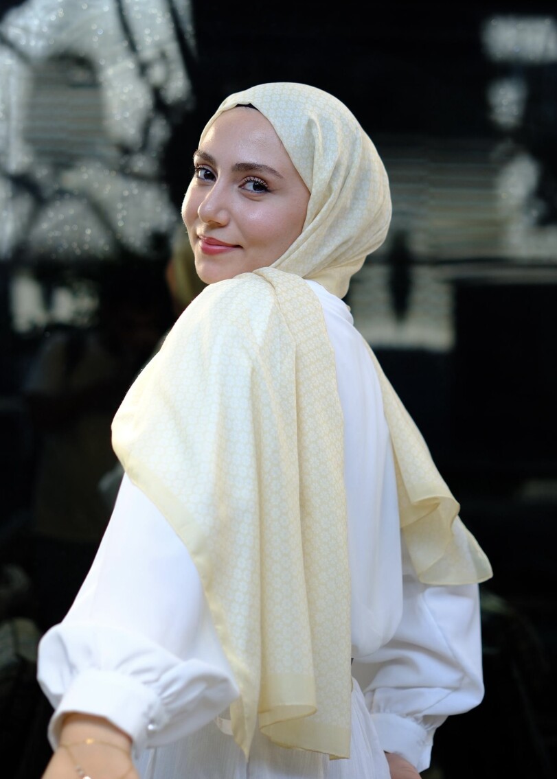 YONCA DESEN ŞAL - TEREYAĞI SARISI - 1