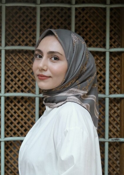 ZİNCİR DESEN EŞARP - ÇAĞLA YEŞİLİ - 3