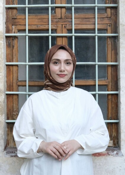 ZİNCİR DESEN EŞARP - ÇİKOLATA KAHVE - 5