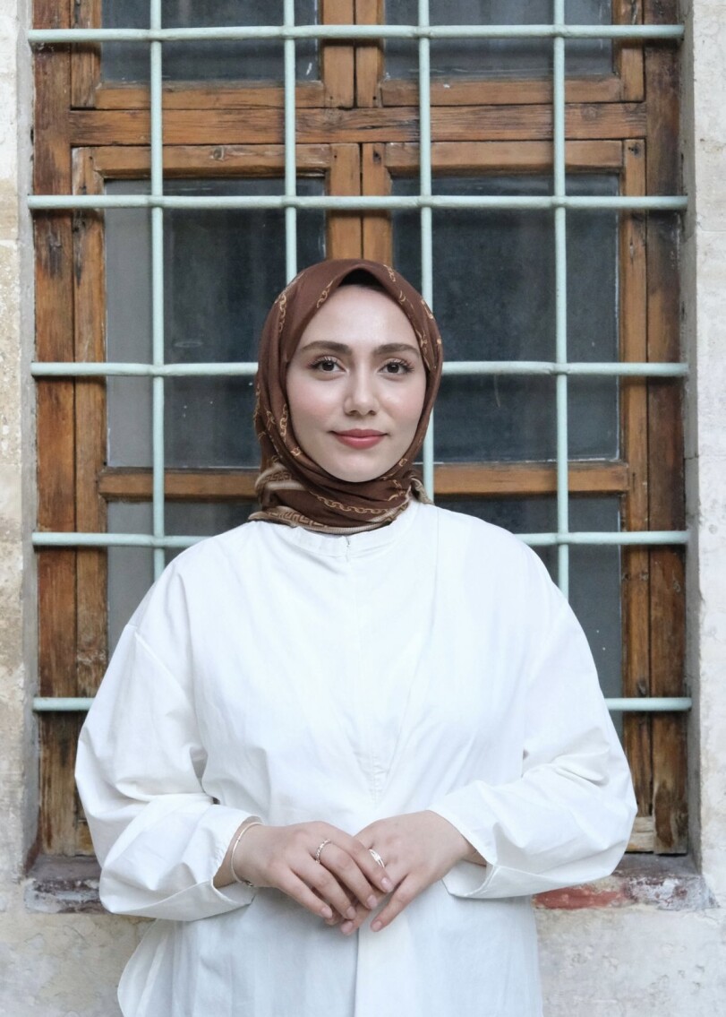 ZİNCİR DESEN EŞARP - ÇİKOLATA KAHVE - 5